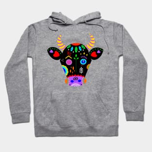 Folk Art Cow Hoodie